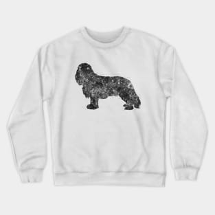 Cavalier King Charles Spaniel dog black and white Crewneck Sweatshirt